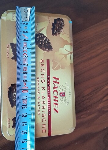  Beden Teneke kutusu Hachez