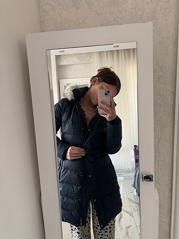 s Beden lacivert Renk Kadın tommy hilfiger şişme mont