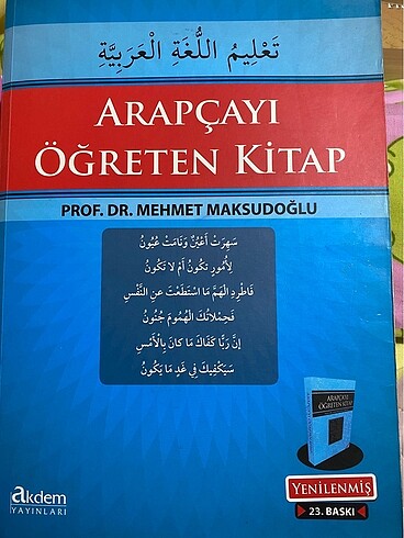 Arapçayı öğreten kitap / Mahmud Maksudoğlu