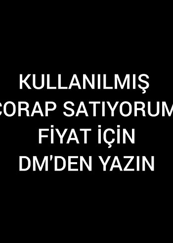 Kullanılmış Çorap