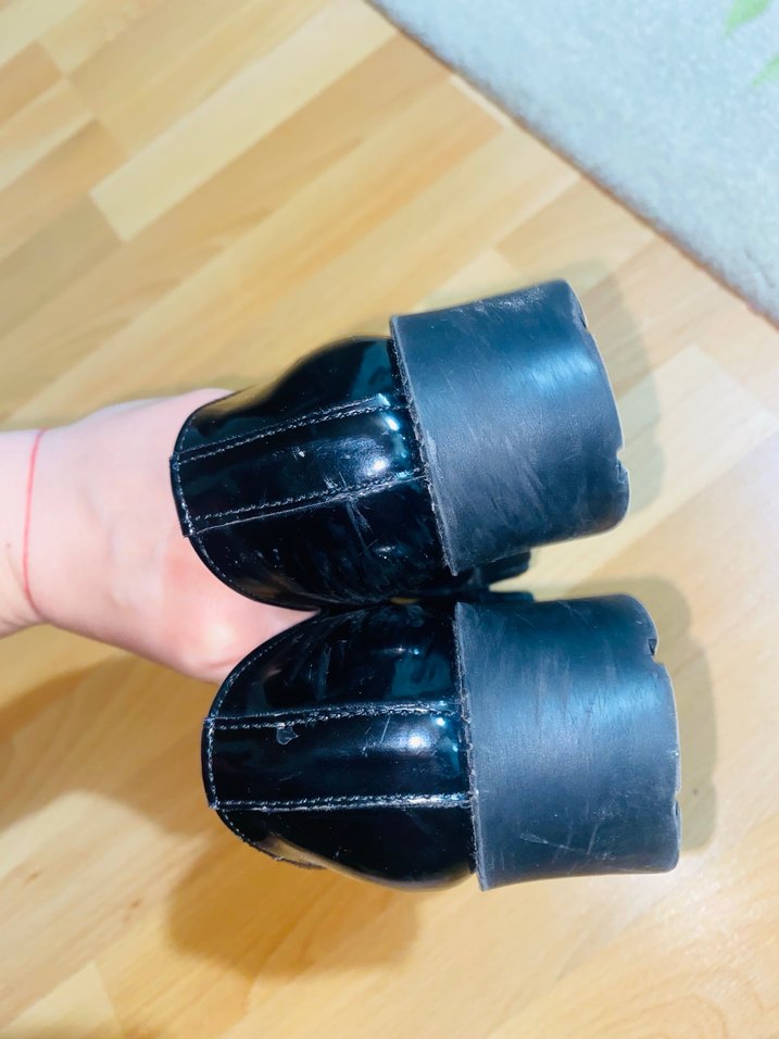 Siyah Yılan Desenli Gotik çocuk Ayakkabı ORTOPEDİK VE MARKADIR - Görsel 2