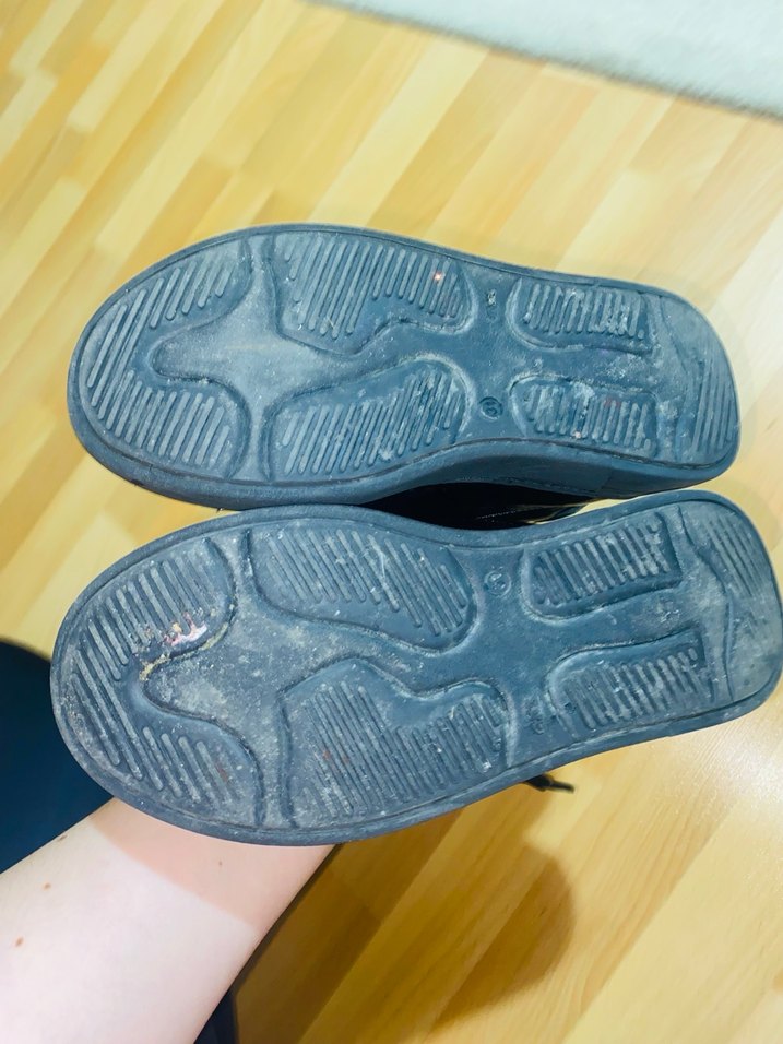 Siyah Yılan Desenli Gotik çocuk Ayakkabı ORTOPEDİK VE MARKADIR - Görsel 5