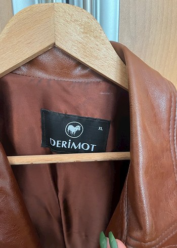 Erkek Kahverengi Deri Ceket - Görsel 2