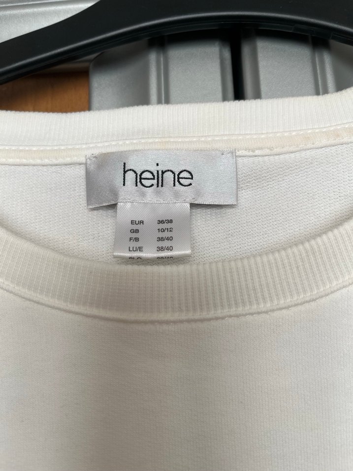 Boncuk Detaylı Beyaz Kadın Sweatshirt - Görsel 2