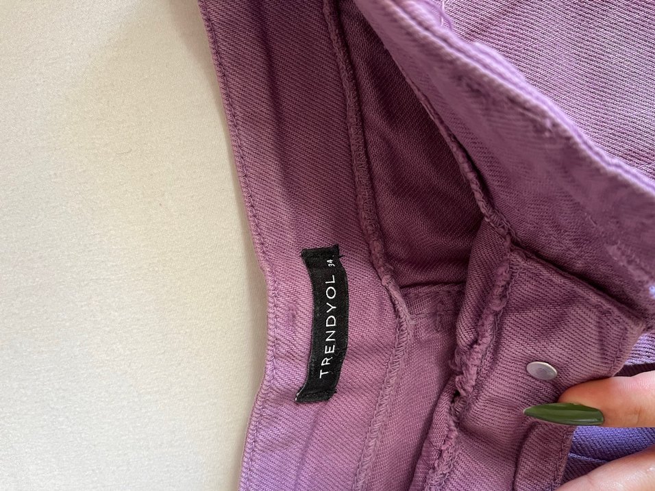 Mor kot şort - Görsel 2