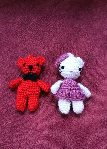  Hello Kitty Amigurumi Anahtarlık 