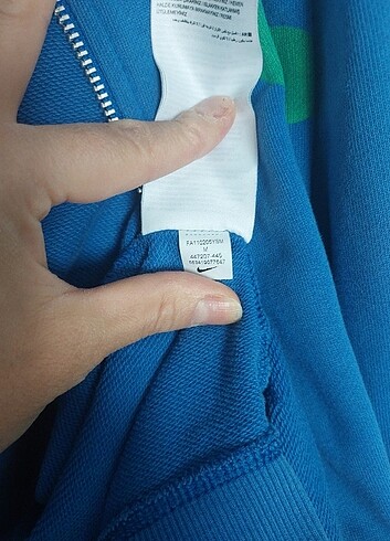 m Beden mavi Renk Nike Kapüsonlu Fermuarlı Sweatshirt