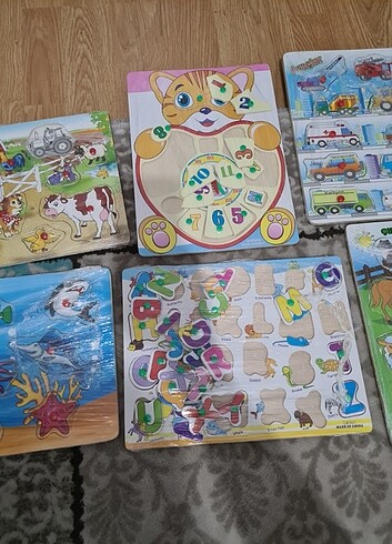 Beden Ahsap egitici puzzle