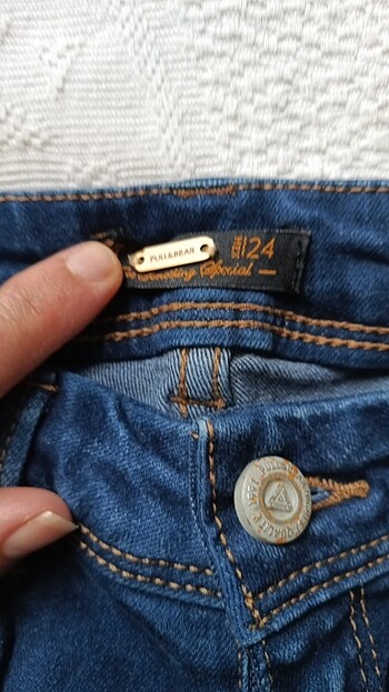 34 Beden mavi Renk Kot pantolon 