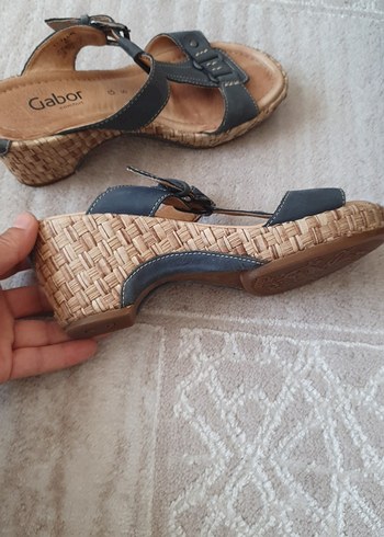 Gabor Gabor Kahverengi Dolgu Topuklu Kadın Terlik