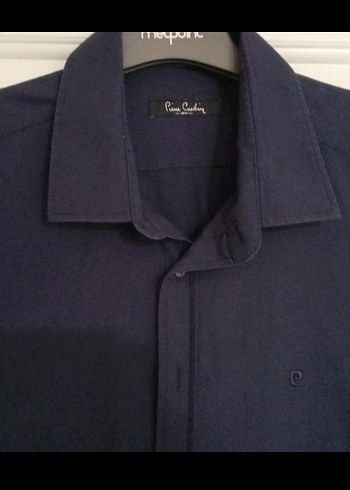 Pierre Cardin Lacivert Uzun Kollu Erkek Gömlek
