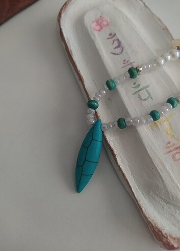 Doğal taş kolye  - Görsel 2