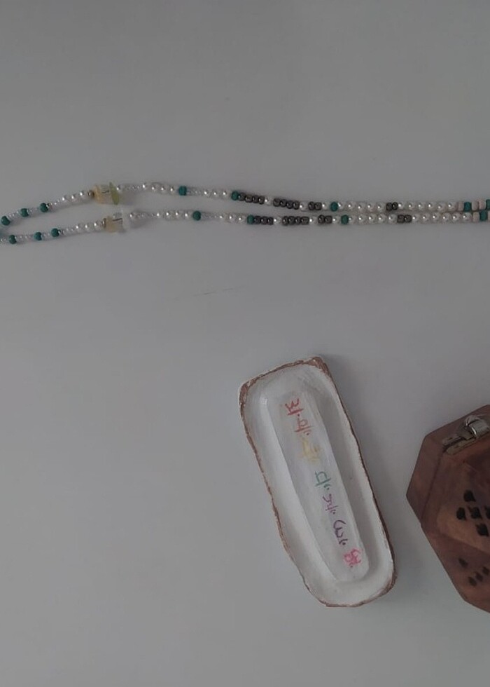 Doğal taş kolye  - Görsel 3