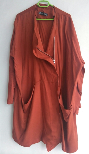 Markasız Ürün Kremit rengi trenchcoat