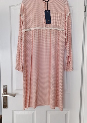 pudra ve krem renkli tunik 44