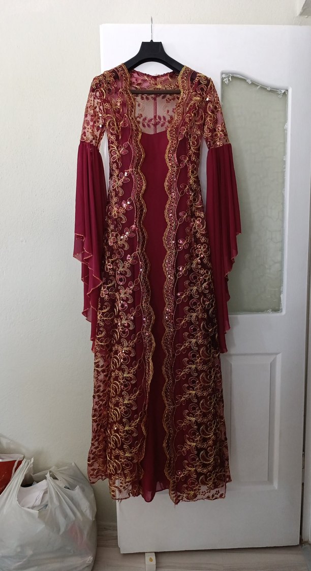 36 beden ikili kinali abiye - Görsel 2