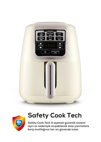 Karaca Air Pro Cook 3 in 1 XL Ev Yemeği, Közleme, Airfryer - Görsel 4