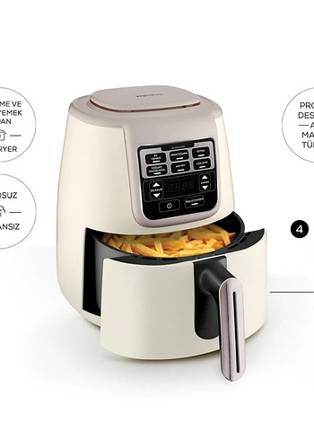 Karaca Air Pro Cook 3 in 1 XL Ev Yemeği, Közleme, Airfryer - Görsel 8