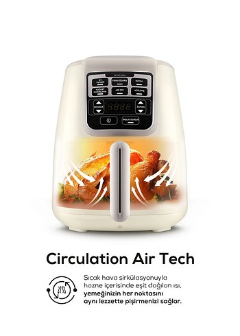 Karaca Air Pro Cook 3 in 1 XL Ev Yemeği, Közleme, Airfryer - Görsel 5