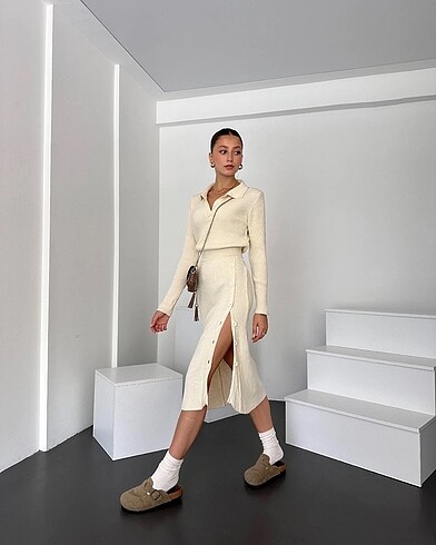 Zara Krem Elbise