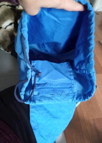 Yurtdışı ürünü Alman Renkli Fermuarlı Mavi Çocuk  Çantası - Görsel 6