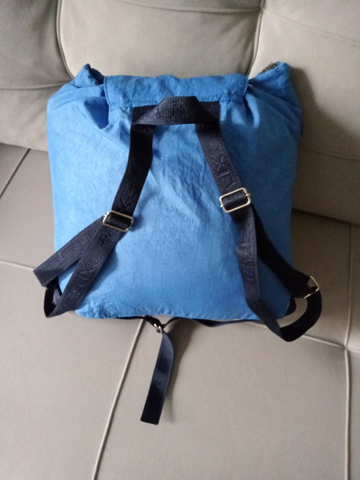 Yurtdışı ürünü Alman Renkli Fermuarlı Mavi Çocuk  Çantası - Görsel 5