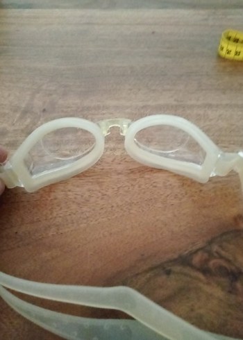 Şeffaf Bej Yüzücü Gözlüğü - Görsel 7
