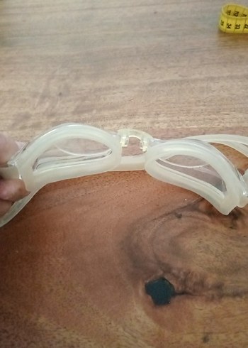 Şeffaf Bej Yüzücü Gözlüğü - Görsel 8