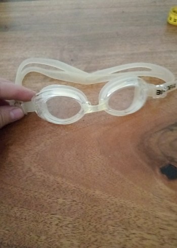 Şeffaf Bej Yüzücü Gözlüğü - Görsel 3