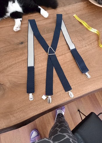 Yurtdışı ürünü Alman Erkek Pantolon Askısı - Görsel 7