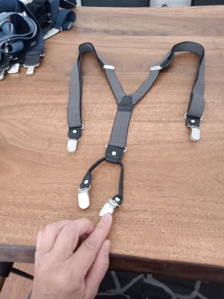 Yurtdışı ürünü Erkek Pantolon Askısı - Görsel 2