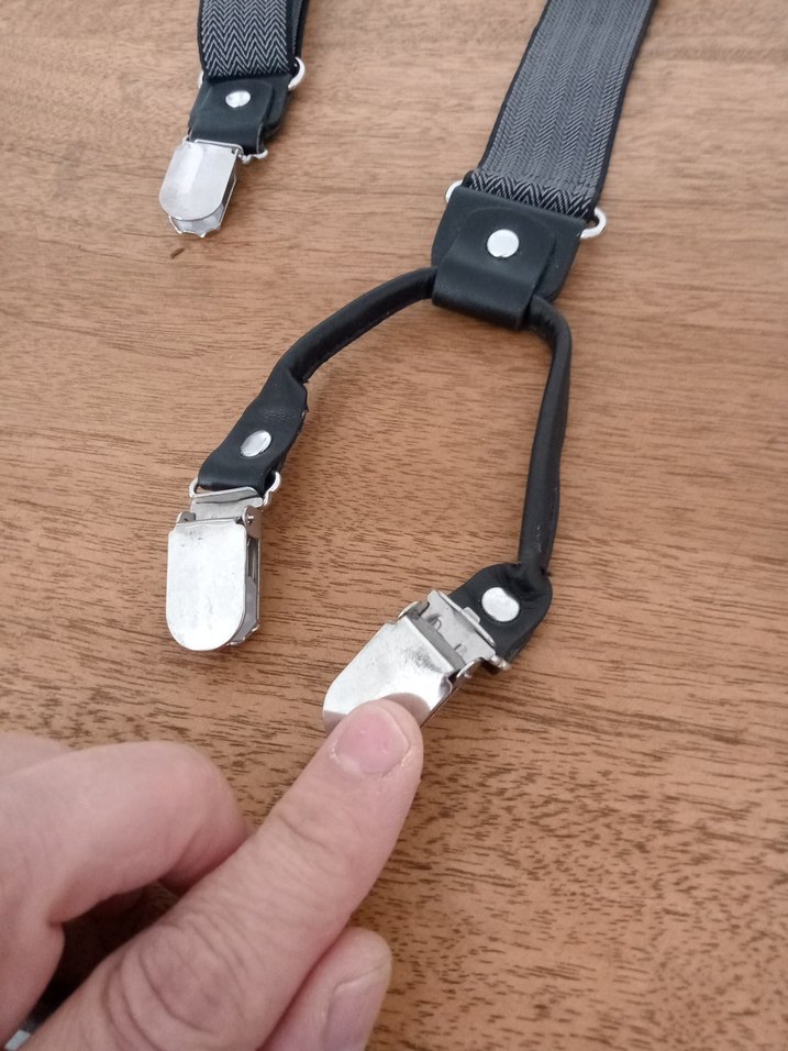 Yurtdışı ürünü Erkek Pantolon Askısı - Görsel 5