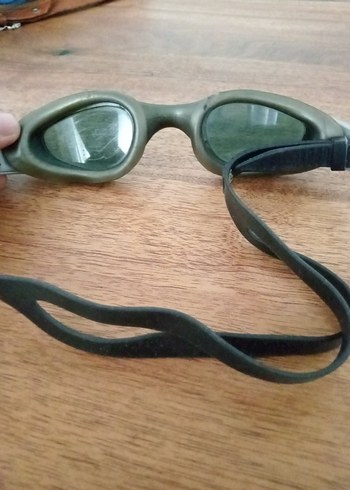 Khaki Renkli Ayarlanabilir Yüzücü Gözlüğü - Görsel 4