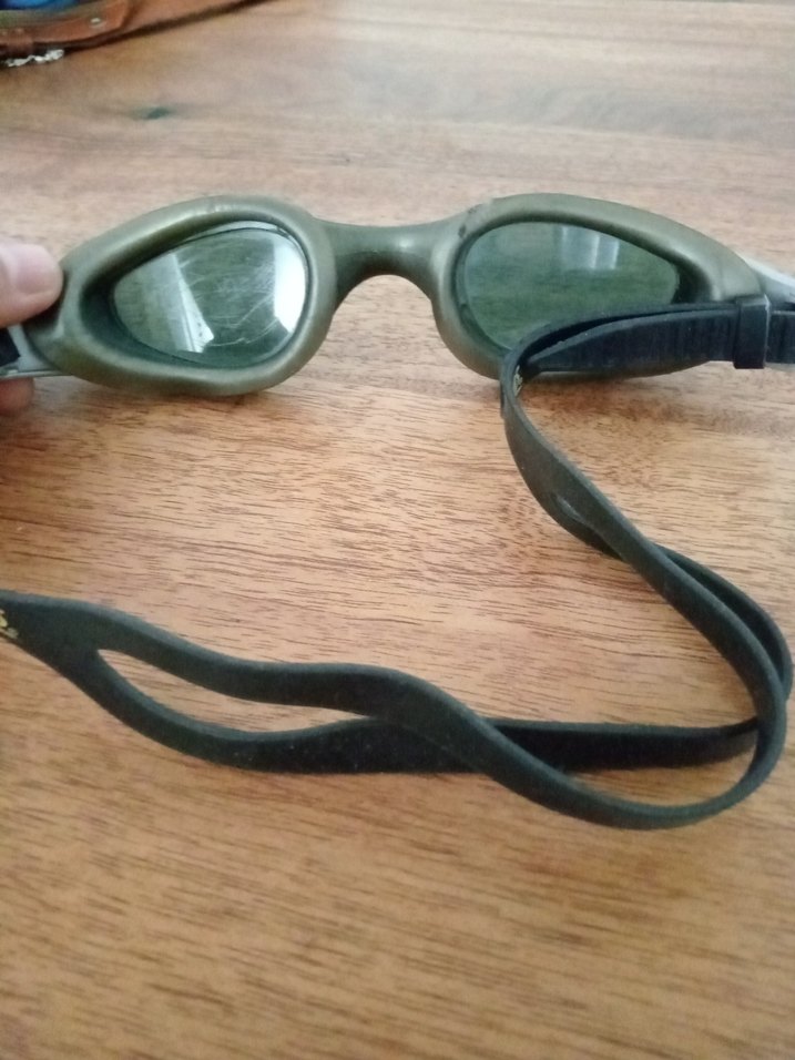 Khaki Renkli Ayarlanabilir Yüzücü Gözlüğü - Görsel 4