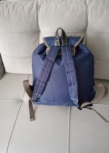 Yurtdışı ürünü Mavi Baskılı Kadın Sırt Çantası - Görsel 2