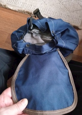 Yurtdışı ürünü Mavi Baskılı Kadın Sırt Çantası - Görsel 7