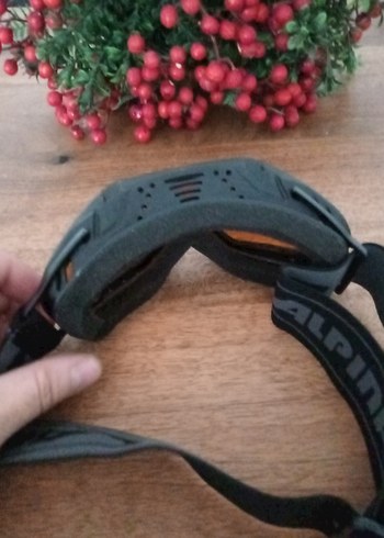 Kahverengi Baskılı Kayak Gözlüğü - Görsel 9