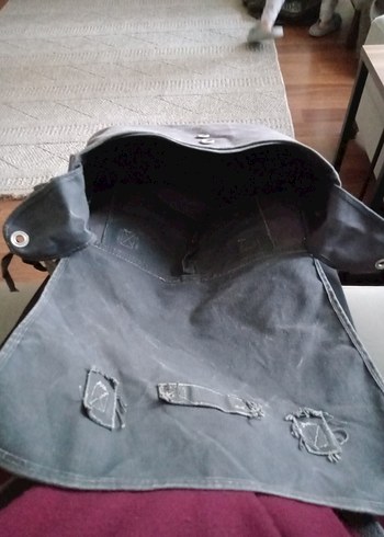 Gri Erkek Omuz Çantası Tokalı - Görsel 4