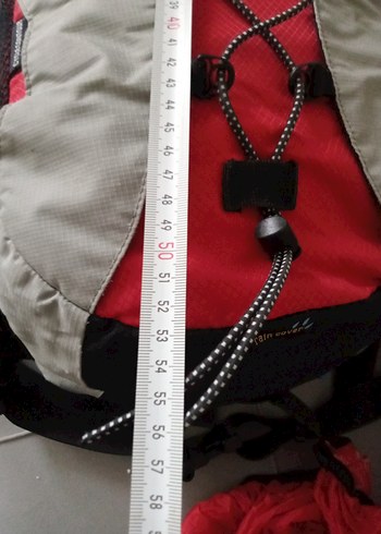 Fermuarlı Kırmızı Gri Erkek Sırt Çantası - Görsel 6