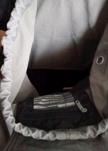 Fermuarlı Kırmızı Gri Erkek Sırt Çantası - Görsel 7