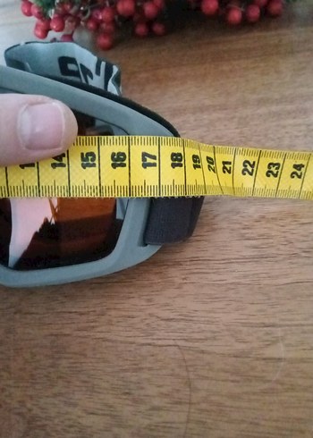 Gri Erkek Kayak Gözlüğü, Baskılı Kayışlı - Görsel 6