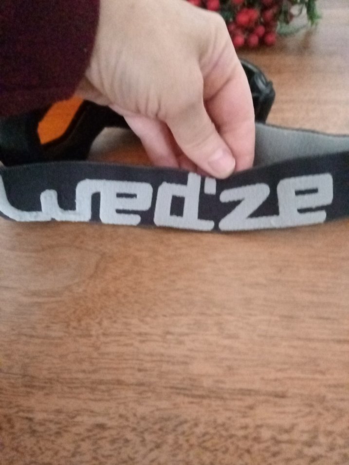 Gri Erkek Kayak Gözlüğü, Baskılı Kayışlı - Görsel 5