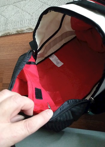 Battal boy Nike Baskılı Beyaz-Siyah Erkek Sırt Çantası - Görsel 4