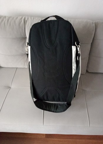 Battal boy Nike Baskılı Beyaz-Siyah Erkek Sırt Çantası - Görsel 2