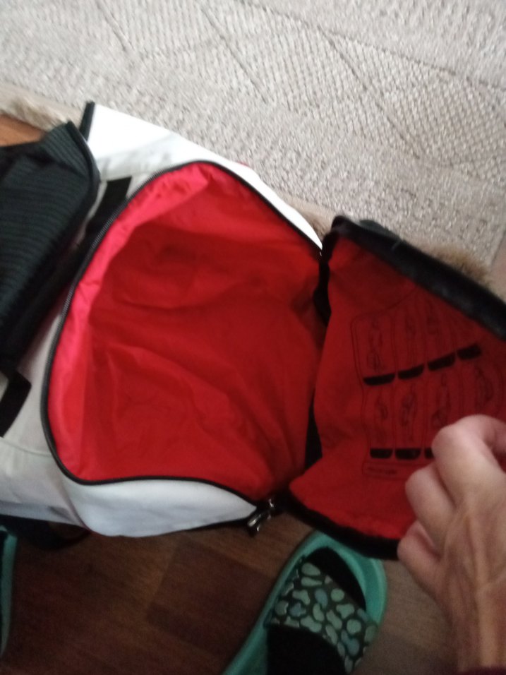 Battal boy Nike Baskılı Beyaz-Siyah Erkek Sırt Çantası - Görsel 5