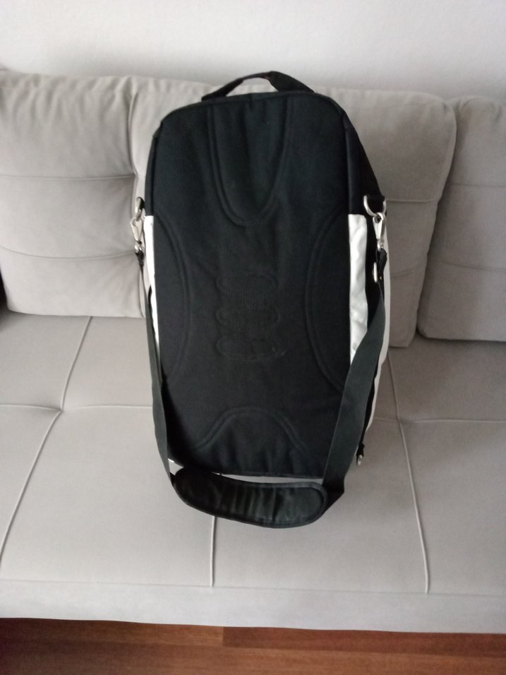 Battal boy Nike Baskılı Beyaz-Siyah Erkek Sırt Çantası - Görsel 2