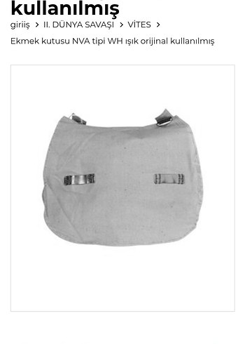 Yurtdışı ürünü Alman Koleksiyon ürünü Askeri malzeme çantası - Görsel 20