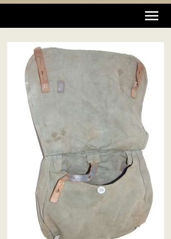 Yurtdışı ürünü Alman Koleksiyon ürünü Askeri malzeme çantası - Görsel 9