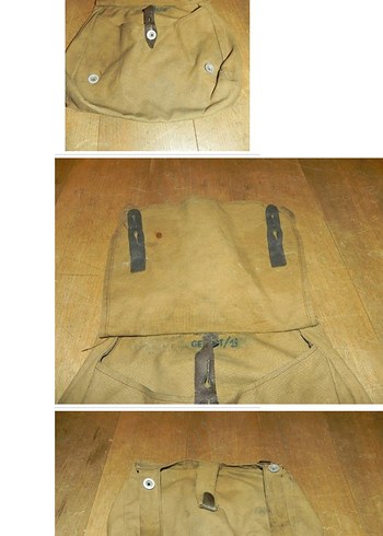 Yurtdışı ürünü Alman Koleksiyon ürünü Askeri malzeme çantası - Görsel 18