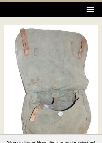 Yurtdışı ürünü Alman Koleksiyon ürünü Askeri malzeme çantası - Görsel 8